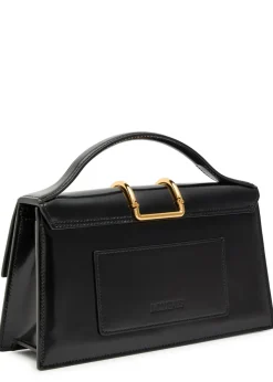 Le Grand Bambino glossed leather top handle bag