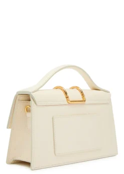 Le Grand Bambino polka dot leather top handle bag