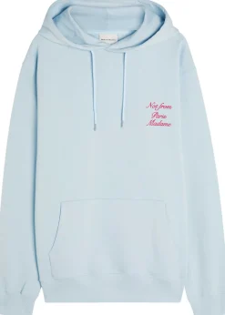 Le Hoodie embroidered hooded cotton sweatshirt