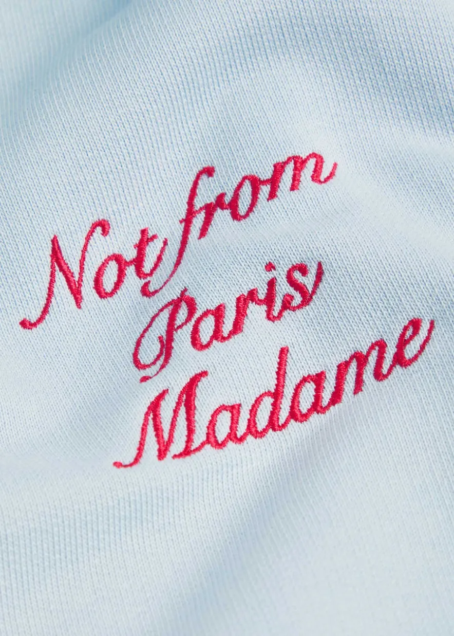 Le Hoodie embroidered hooded cotton sweatshirt