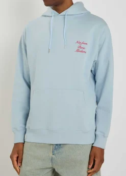 Le Hoodie embroidered hooded cotton sweatshirt