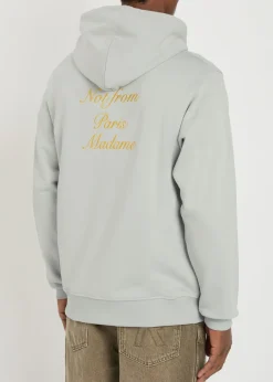 Le Hoodie Slogan Calligraphy hooded cotton sweatshirt