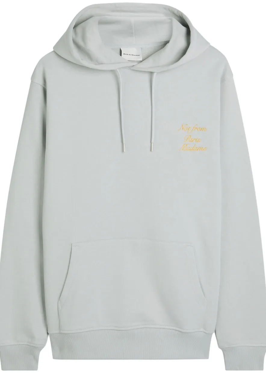 Le Hoodie Slogan Calligraphy hooded cotton sweatshirt
