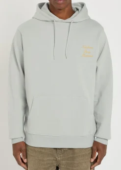 Le Hoodie Slogan Calligraphy hooded cotton sweatshirt