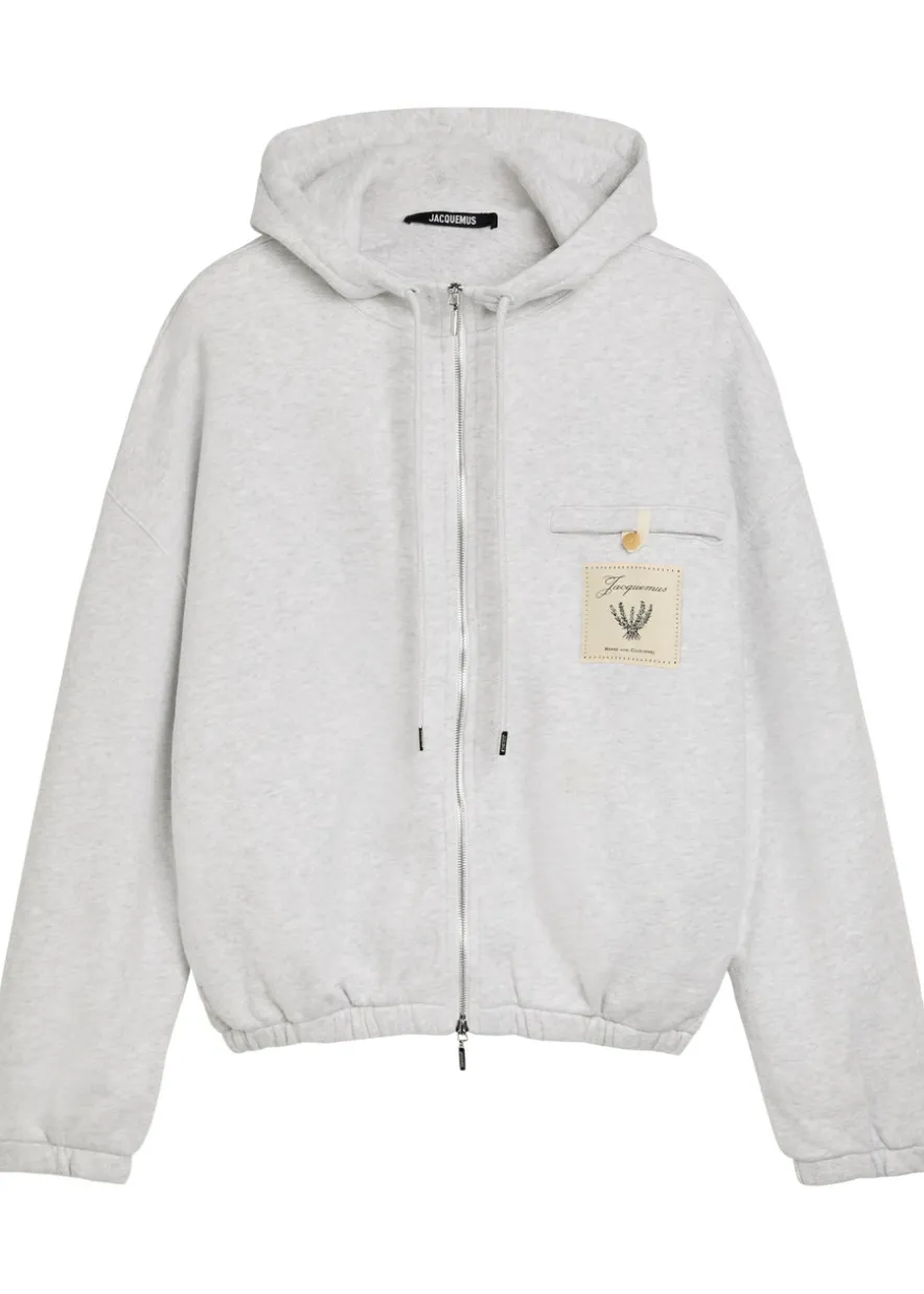 Le Hoodie Torneo logo hooded cotton sweatshirt