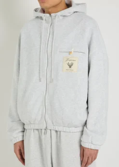 Le Hoodie Torneo logo hooded cotton sweatshirt