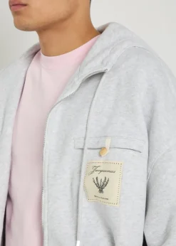 Le Hoodie Torneo logo hooded cotton sweatshirt