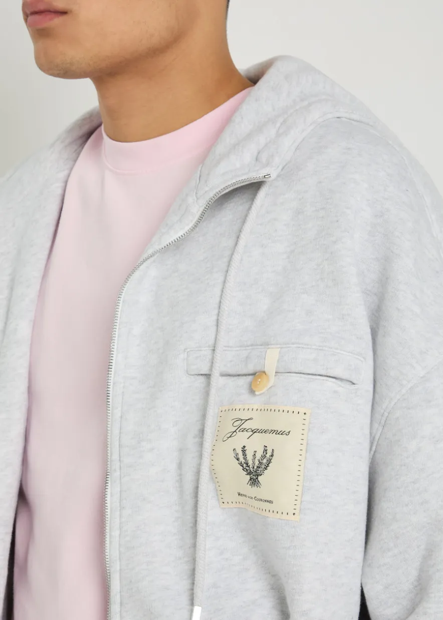 Le Hoodie Torneo logo hooded cotton sweatshirt