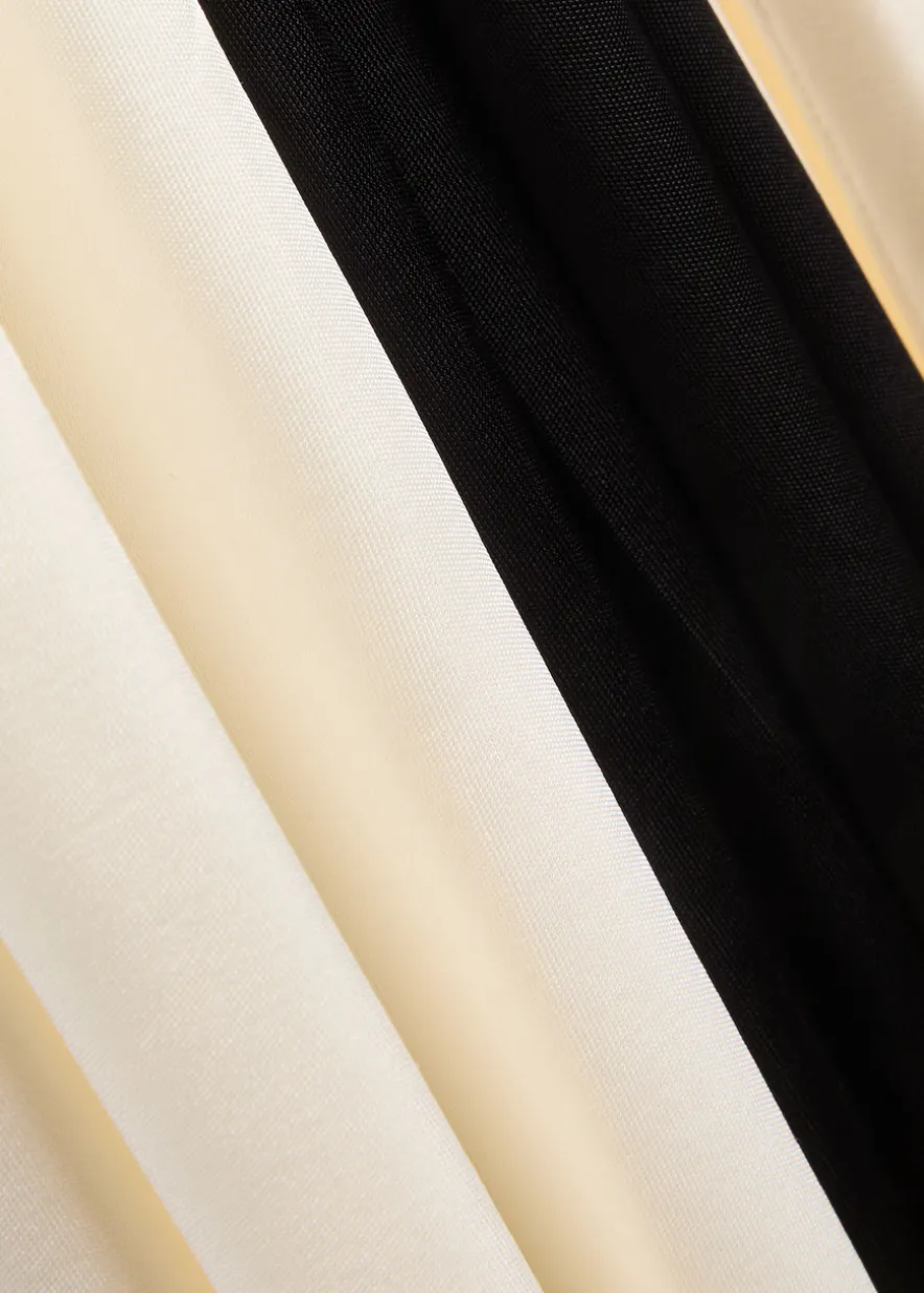 Leia scarf-effect stretch-jersey maxi dress