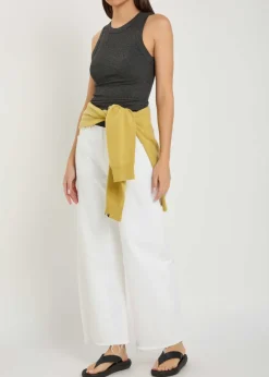 Leigh stretch-knit tank top