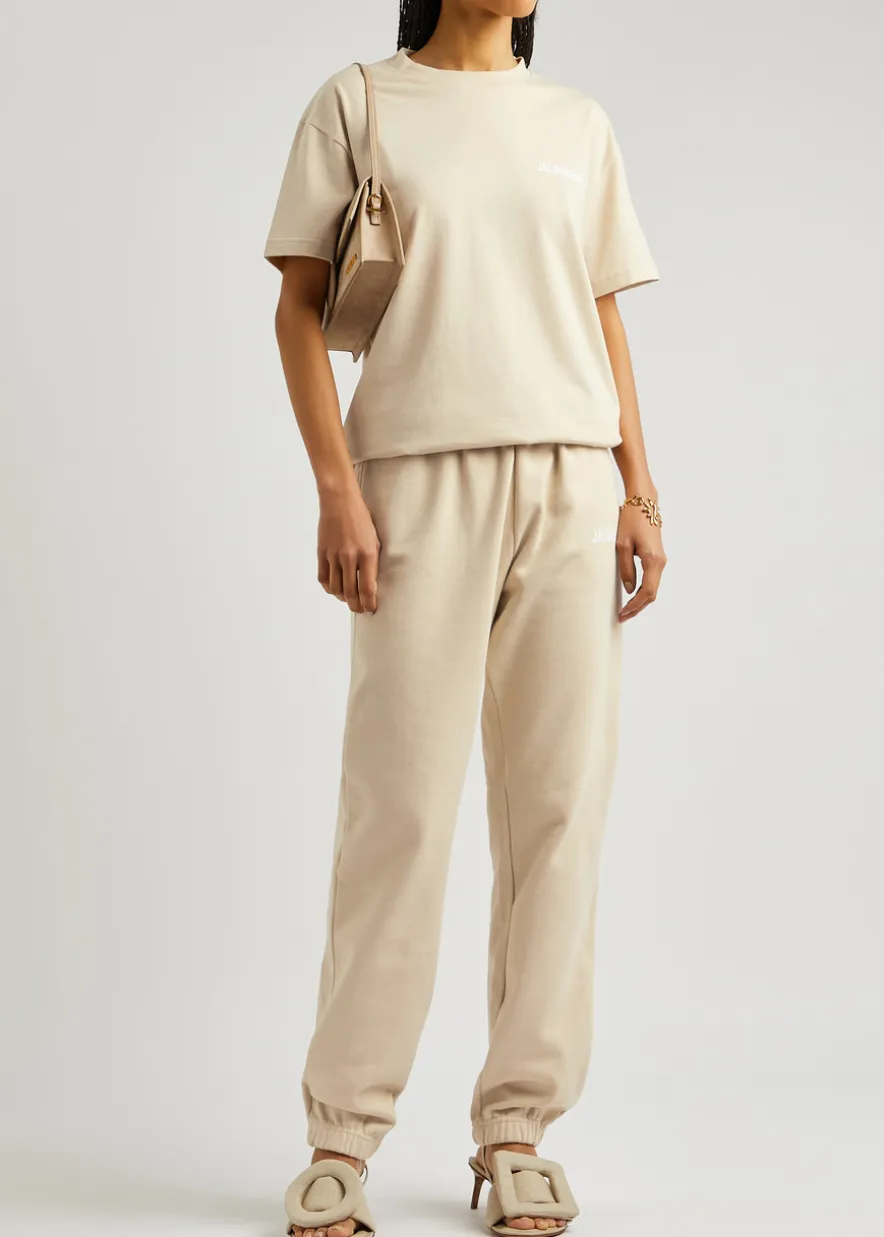 Le Jogging logo cotton sweatpants