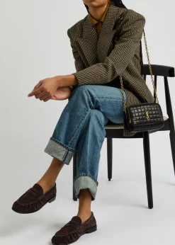 Le Loafer logo suede loafers