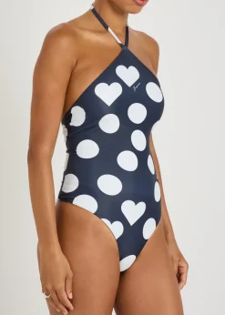 Le Maillot Bastide polka dot swimsuit