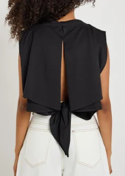 Le Marcel Moisson open-back paper-blend top