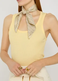 Le Marcel Rone Carre cotton tank top