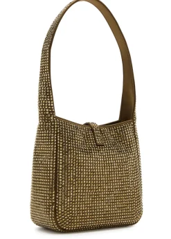 Le 5 à 7 mini embellished satin shoulder bag