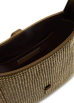 Le 5 à 7 mini embellished satin shoulder bag