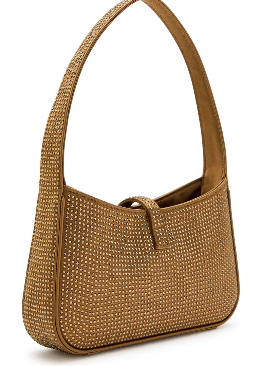Le 5 à 7 mini embellished satin top handle bag