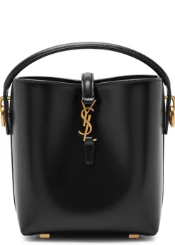 Le 37 mini leather bucket bag