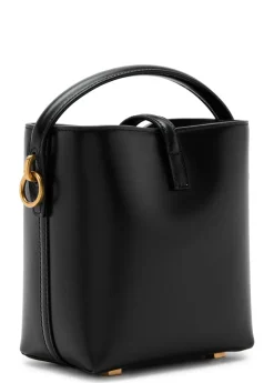 Le 37 mini leather bucket bag