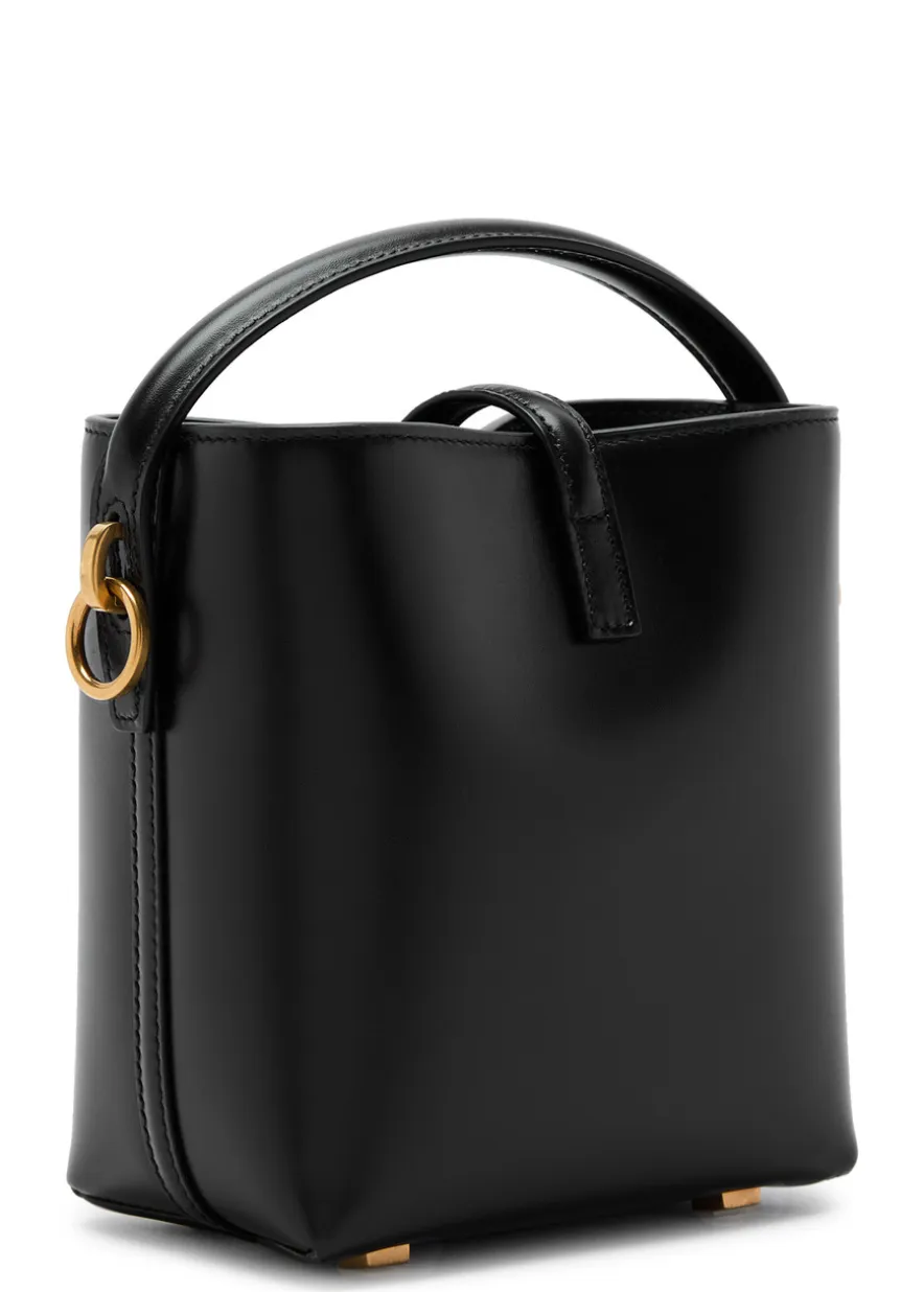 Le 37 mini leather bucket bag