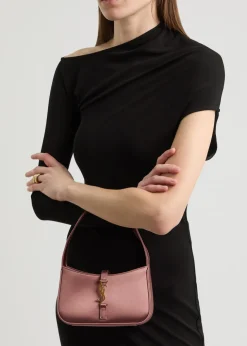 Le 5 à 7 mini satin top handle bag