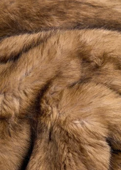 Lena quilted faux fur jacket