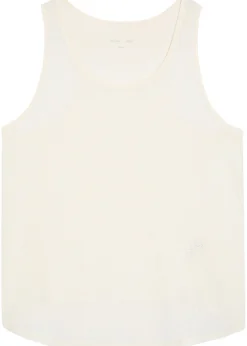 Leni perforated stretch-jersey tank top