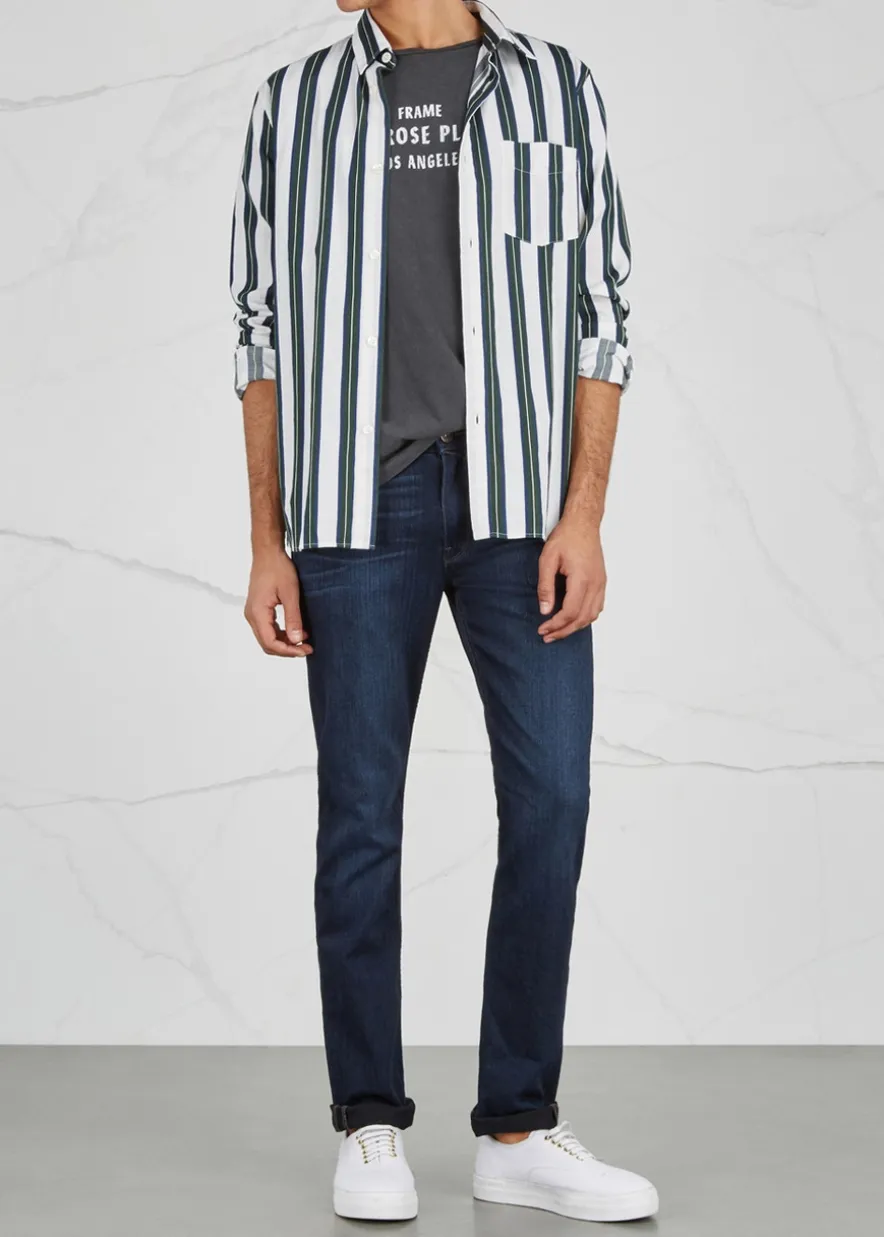 Lennox indigo slim-leg jeans