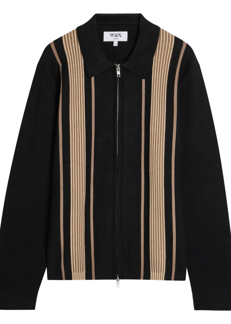Lennox striped cotton and cashmere-blend jumper