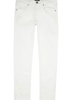 Lennox white slim-leg jeans