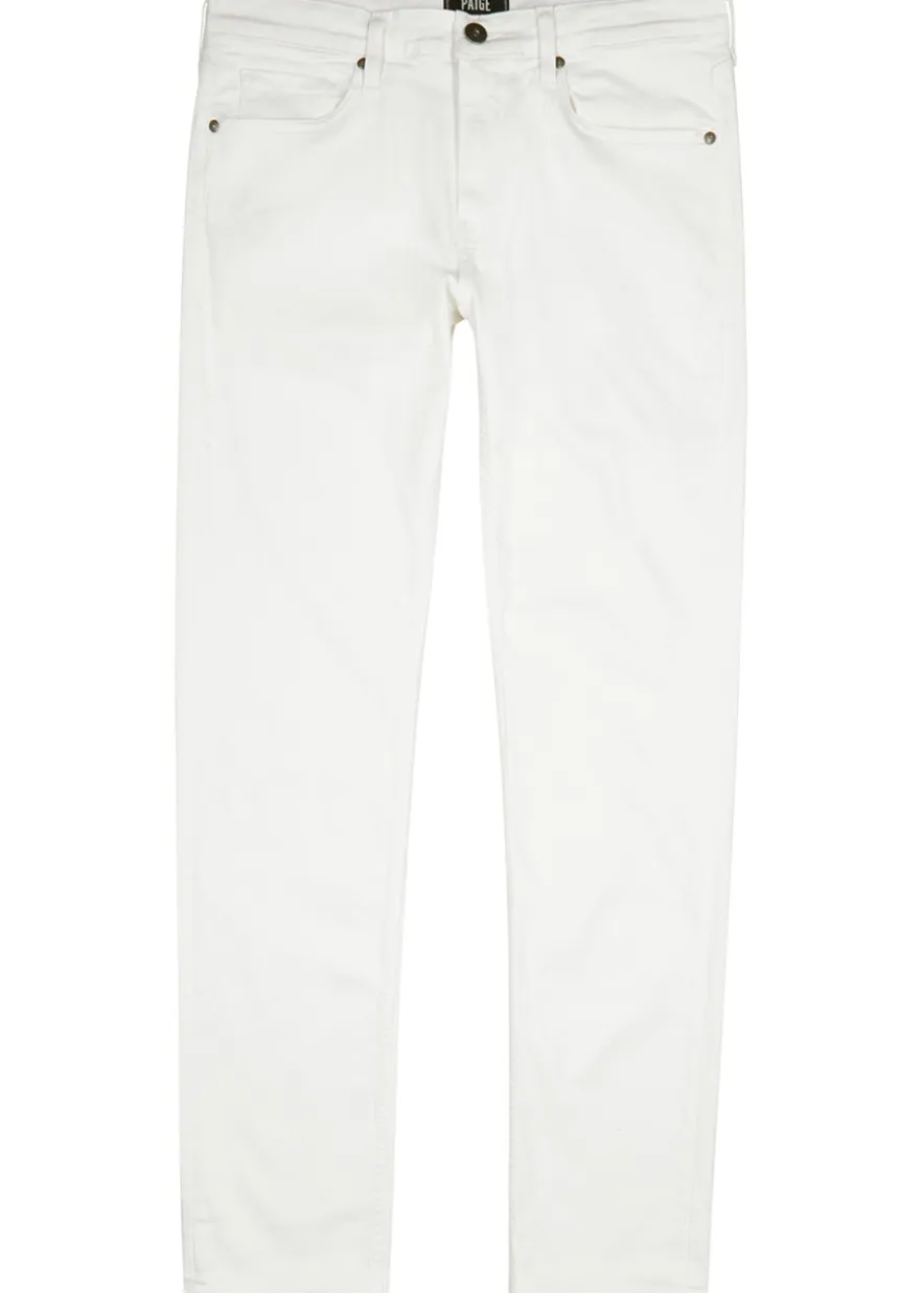 Lennox white slim-leg jeans