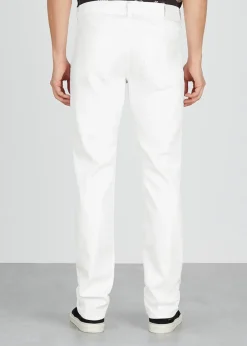 Lennox white slim-leg jeans