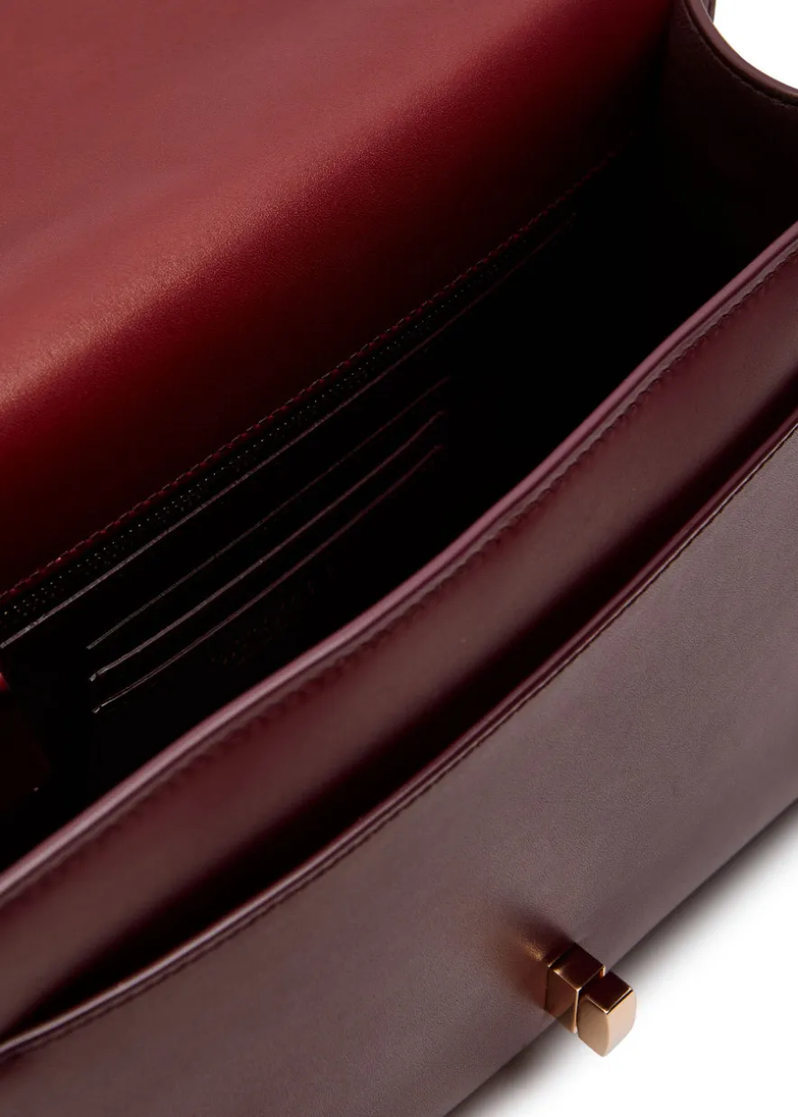 Leonora medium leather top handle bag