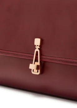 Leonora medium leather top handle bag