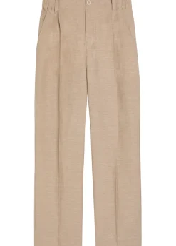 Le Pantalon Croisiere straight-leg linen-blend trousers