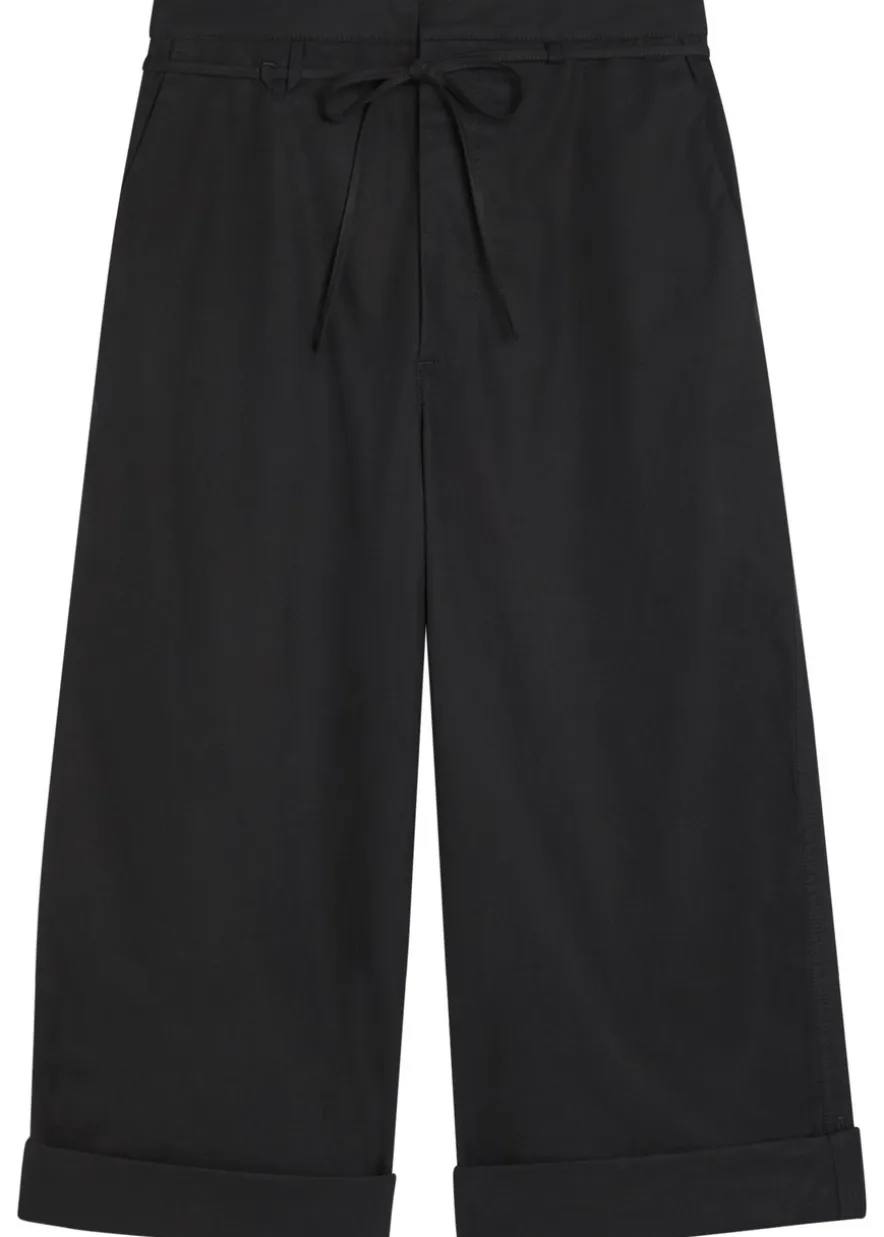 Le Pantalon Marin cropped wide-leg trousers