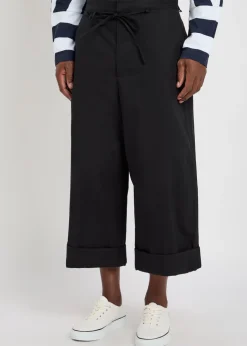 Le Pantalon Marin cropped wide-leg trousers