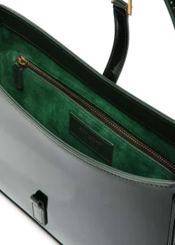 Le 5 à 7 patent leather shoulder bag