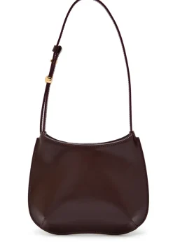 Le Petit Bisou glossed leather shoulder bag