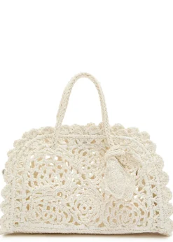 Le Petite Turismo raffia top handle bag