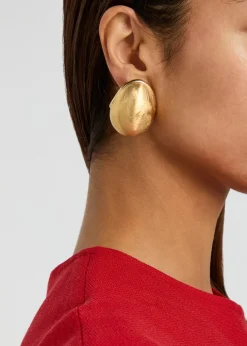 Les Bouclés Raisin brushed drop earrings