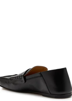 Les Carre patent leather loafers
