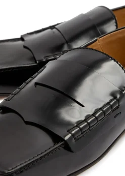 Les Carre patent leather loafers
