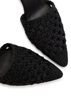 Les Espadrilles 80 macramé wedge sandals