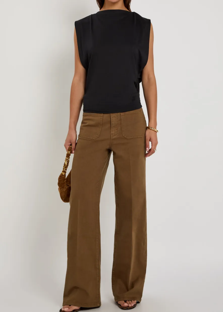 Le Slim Palazzo wide-leg jeans