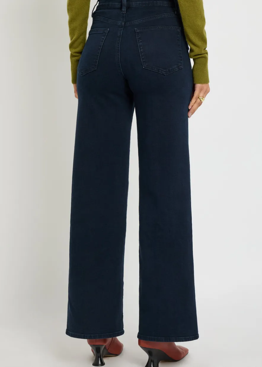 Le Slim Palazzo wide-leg jeans