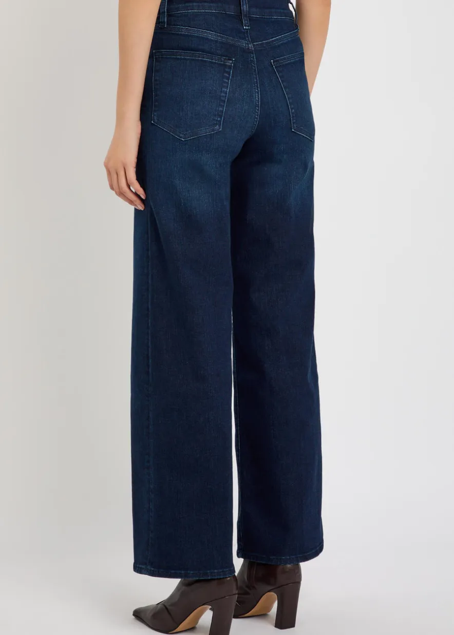 Le Slim Palazzo wide-leg jeans