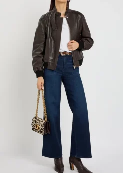 Le Slim Palazzo wide-leg jeans