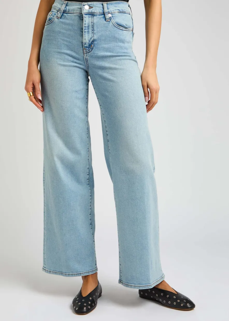Le Slim Palazzo wide-leg jeans